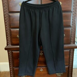 Pink XL black sweat pants in good condition